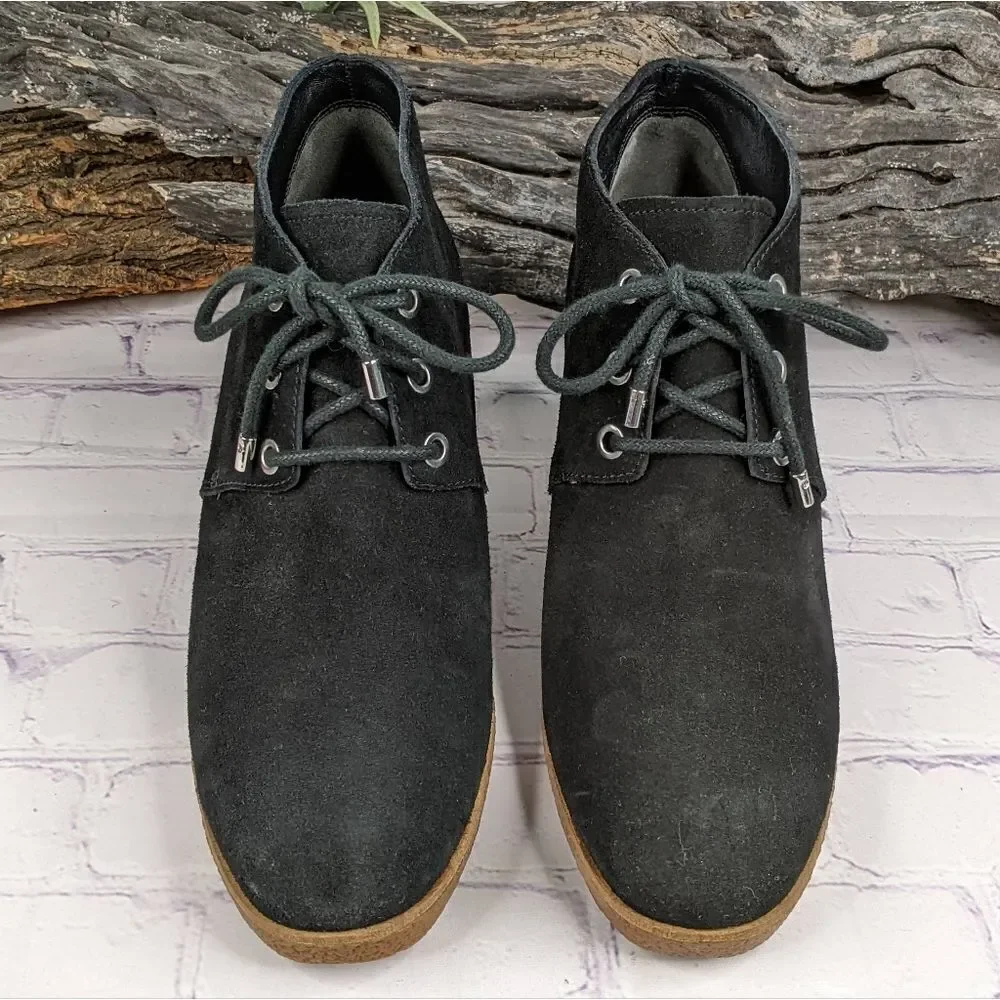 Cole Haan Grand OS Leslie Suede Wedge Bootie